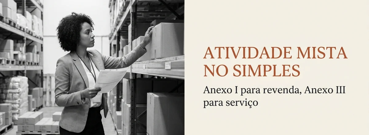 Segregação de receitas entre serviço e revenda no Simples Nacional, com a Finanz Contábil