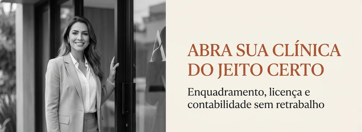 Correção de CNAE e regularização de clínicas de estética, com a Finanz Contábil