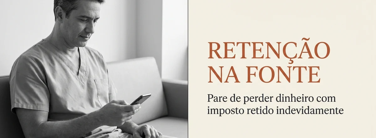 Revisão de retenções e enquadramento tributário para médicos plantonistas, com a Finanz Contábil
