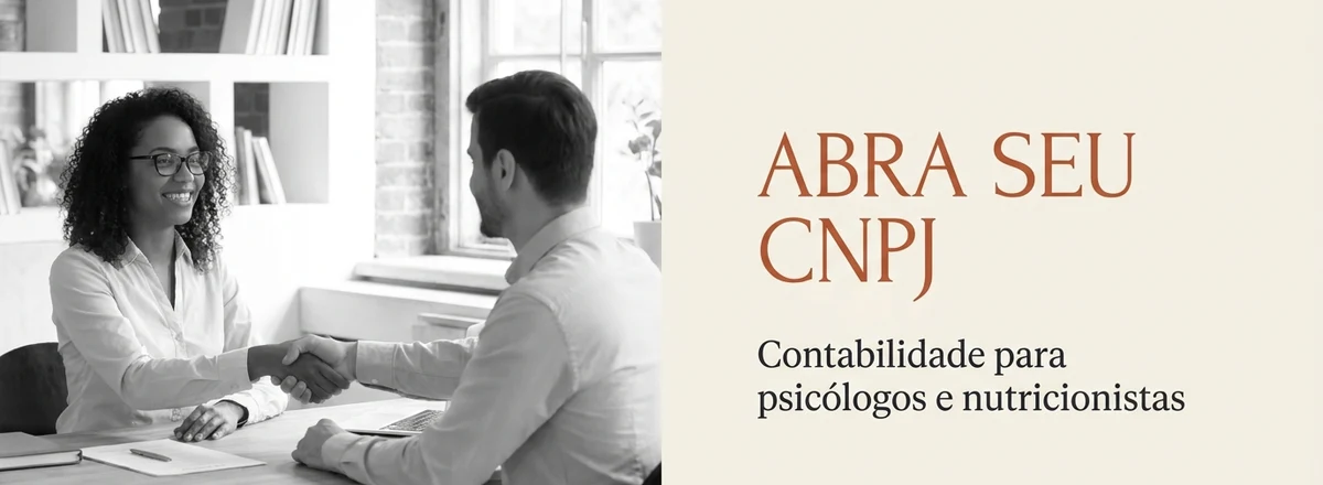 Abertura de CNPJ para psicólogos e nutricionistas, com a Finanz Contábil