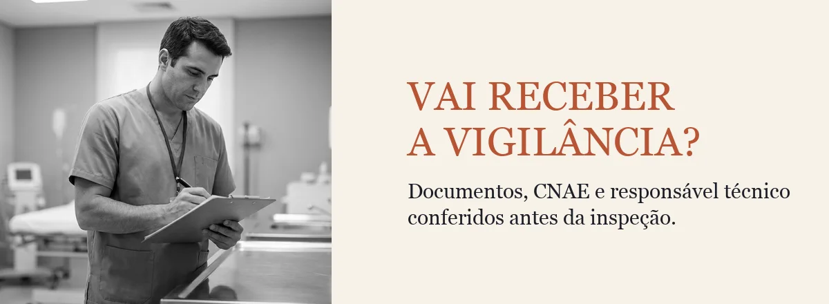 Preparação para a inspeção da vigilância sanitária, com a Finanz Contábil
