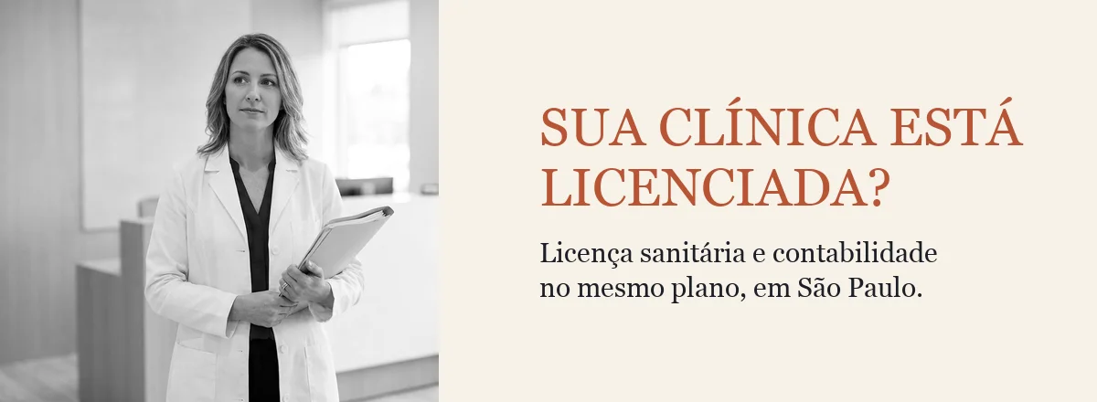 Licença sanitária e contabilidade para clínicas em São Paulo, com a Finanz Contábil
