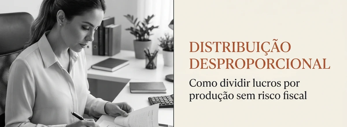 Estruturação de distribuição desproporcional de lucros em clínicas, com a Finanz Contábil
