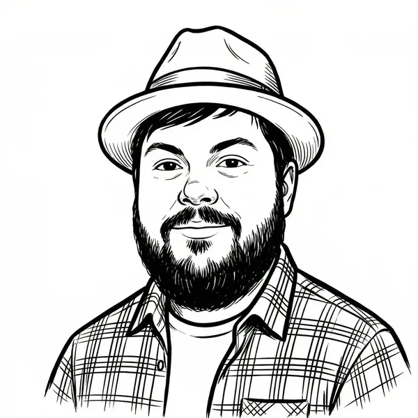 Caricatura de Joel Rocha — Sócio & Relacionamento